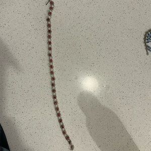 Brazilian red stone bracelet or necklace or anklet